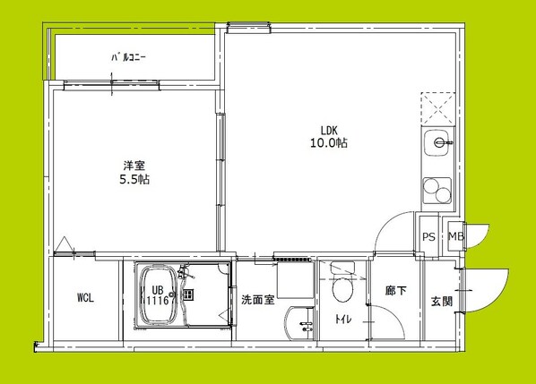 フジパレス花園II番館の物件間取画像